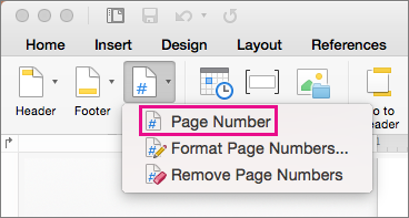 How Do You Make Word Have A Different Header For The First Page Only Word For Mac 2011
